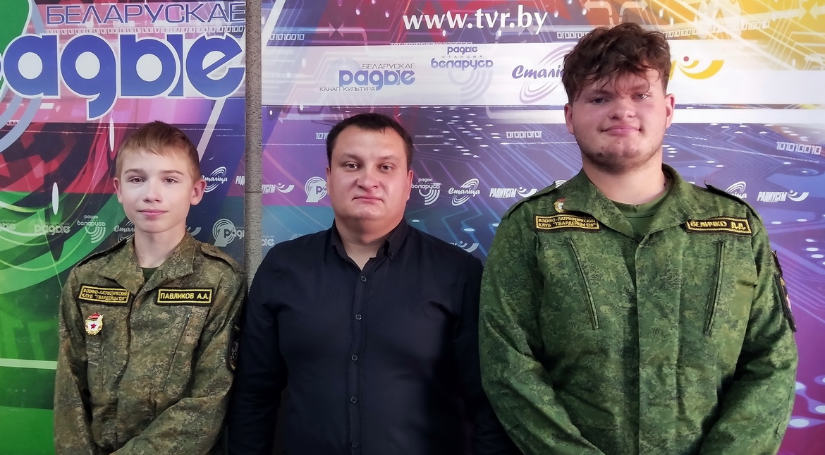 Руководитель и воспитанники Военно-патриотического клуба «Гвардейцы 120-й» в гостях